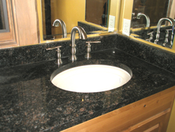 Sink in the master bathroom